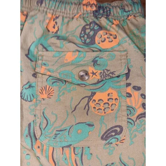 Toad&Co Women XS Boundless Short Mantis Reef Print Ocean Green Beach Coastal NWT - Picture 6 of 6